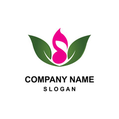 Fototapeta premium Simple music sound logo vector icon