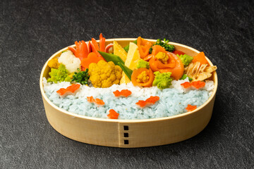 きんぎょのかわいいキャラ弁　bento