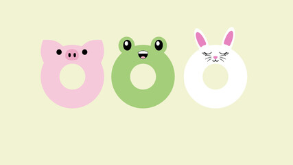 Animal donuts