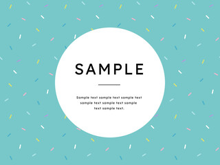 幾何学模様のかわいいシームレスパターン © hana