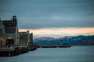 dramatic seascape photos of the San Francisco bay in California.