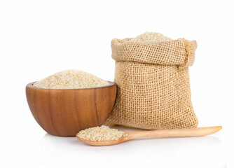 Sesame seed isolated on white background