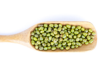 A spoonful of mung beans