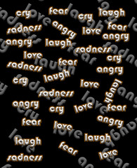 mixed feeling background template black yellow