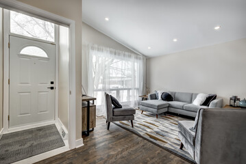 New Luxury Canadian House Completely Renovated, Furnished and Staged with Basement, Deck, Backyard  and Garage for Sale