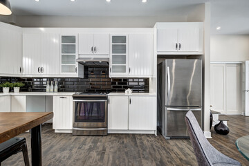 New Luxury Canadian House Completely Renovated, Furnished and Staged with Basement, Deck, Backyard  and Garage for Sale