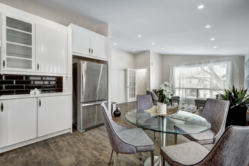 New Luxury Canadian House Completely Renovated, Furnished and Staged with Basement, Deck, Backyard  and Garage for Sale