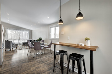 New Luxury Canadian House Completely Renovated, Furnished and Staged with Basement, Deck, Backyard  and Garage for Sale