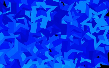 Dark BLUE vector layout with lines, triangles.