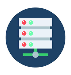 Obraz premium Network Server Vector Icon
