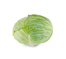 Cabbage isolated on white background.