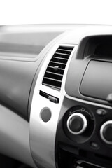 Control panel in Japanese car