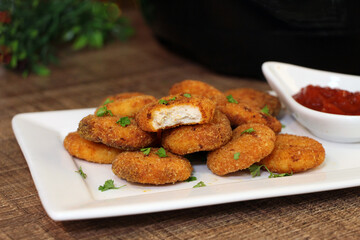 Nuggets de Frango Caseiro