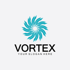 Vortex logo symbol icon illustration design vector.Tornado, vortex, hurricane logo design elements