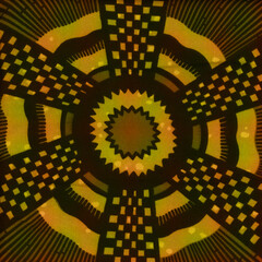 Colored African fabric - Seamless pattern, cotton, photo