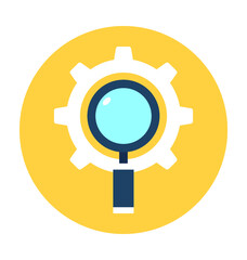 Search Settings Vector Icon