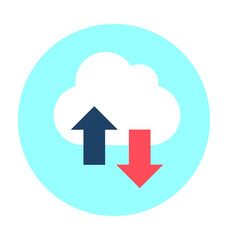 Cloud Computing Vector Icon