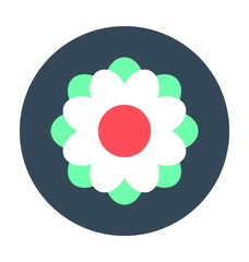 Flower Vector Icon
