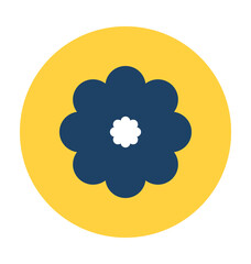 Buttercup Flower Vector Icon