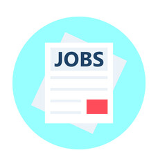 Jobs Application Vector Icon