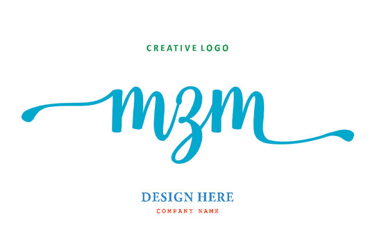 MZM lettering logo is simple, easy to understand and authoritative