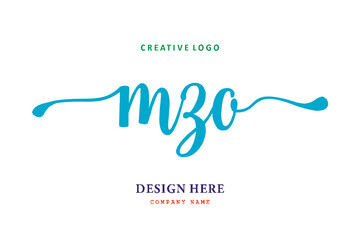 MZO lettering logo is simple, easy to understand and authoritative