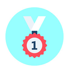 Position Badge  Vector Icon 