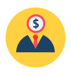 Accountant Vector Icon
