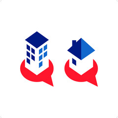 House and building location icons