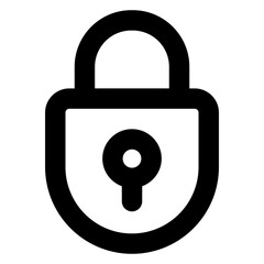 
Glyph design vector of padlock icon

