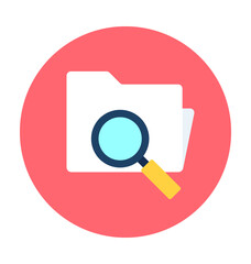 Search Folder Vector Icon