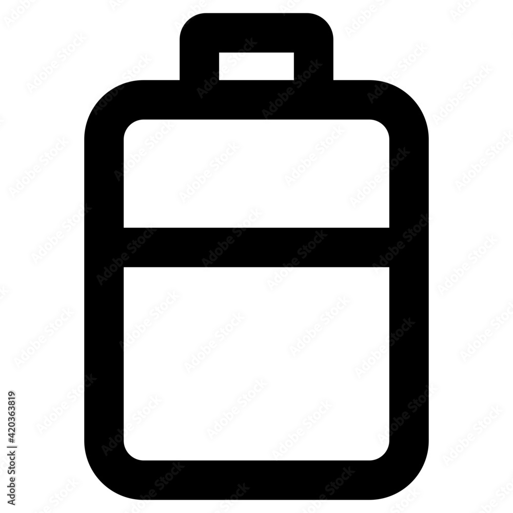 Poster icon of mobile battery charging in filled style