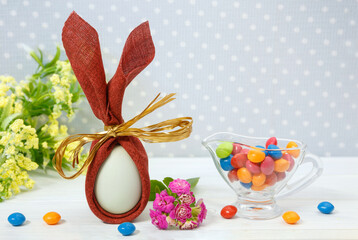 Easter holiday egg and sweets