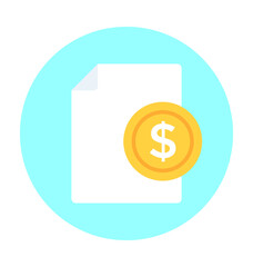 Business Contract Vector Icon