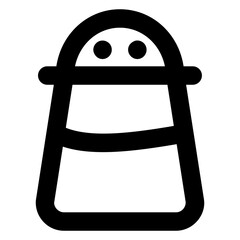 
Trendy design of salt pot icon

