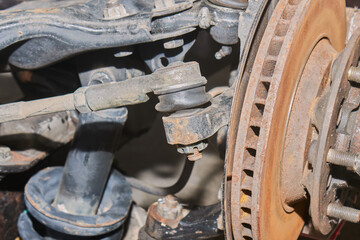 Outer Tie Rod End Ball Joint and Inner Tie Rod End Ball Joint and Wheel Hub and Shock Absorber