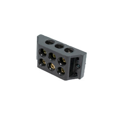 30A 3Way Bakelite Connector Strip Black Screw Terminal Connection Block 