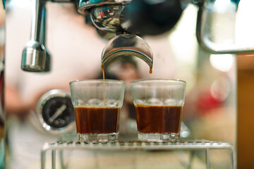 Make coffee from the machine at home.