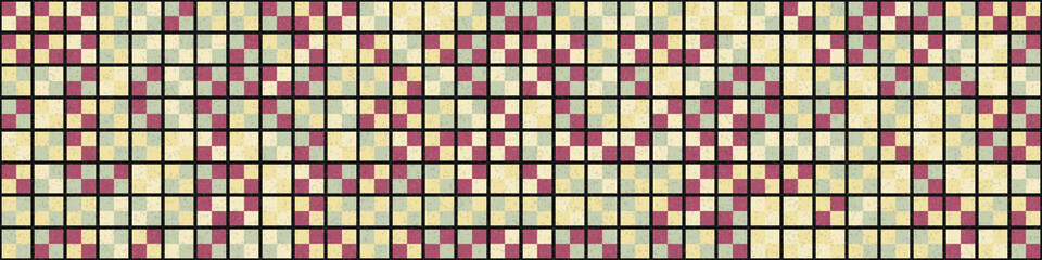 Fototapeta premium Abstract Geometric Pattern generative computational art illustration