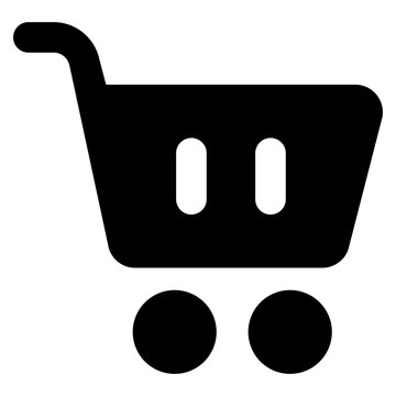 
An Icon Design Of Shopping Trolley, Editable Vector 

