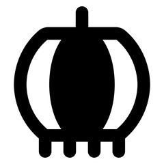 
Traditional decorative lament, chinese lantern icon

