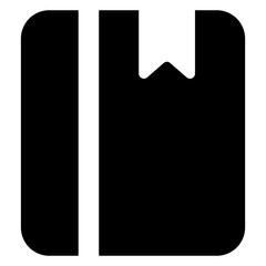 
Filled design of book icon, editable vector 

