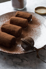 coffee and chocolate cakes