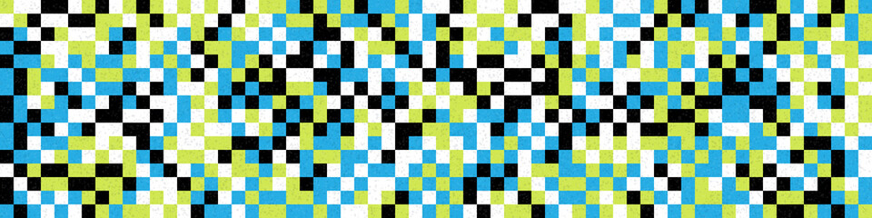 Abstract Geometric Pattern generative computational art illustration