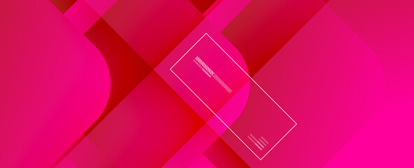 Square shapes composition geometric abstract background. 3D shadow effects and fluid gradients. Modern overlapping forms