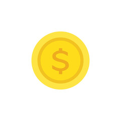 Gold currency isolated on white background.