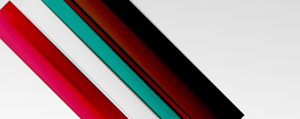 Color abstract lines trendy geometric background for business or technology presentation, internet poster or web brochure cover, wallpaper