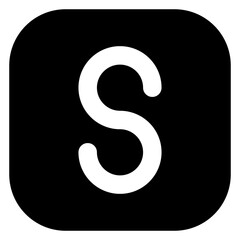 
Filled design of dollar currency icon

