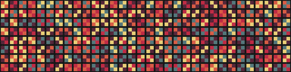 Abstract Geometric Pattern generative computational art illustration