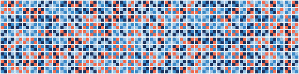 Abstract Geometric Pattern generative computational art illustration